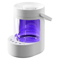 エスケイジャパン ガラス型ポット式スチーム加湿器 SKJ-RY30SKG-WH 1台（直送品）