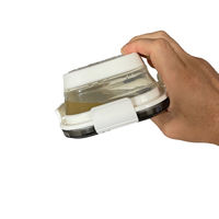 富士商 Felio たためるシリコン保存&ランチBOX(角型) 500ml F21691 1箱（直送品）