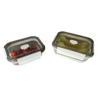 富士商 Felio たためるシリコン保存&ランチBOX(長方形) 800ml F21745 1箱（直送品）