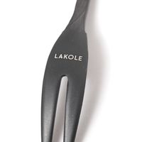 槌目ステンレスヒメフォーク（ブラック） ブラック加工 1セット（1本×2） LAKOLE/ラコレ