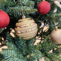 【軒先渡し】ストア・エキスプレス　クリスマスツリーセット ゴールド　高さ150×幅100cm　8813-402　1セット（直送品）