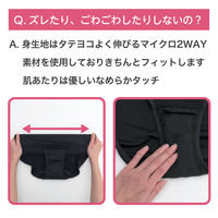 【アウトレット】【アウトレット】ルシアン 吸水ショーツ FeMoon レギュラータイプ ブラック M 1個