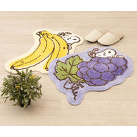 センコー スヌーピー バナナ アクセントマット 約52×65cm イエロー SNB240404 1枚（直送品）