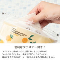 大王製紙 トイレのおそうじシート 12枚入 香りのお試しセット 1セット（ミント＋オレンジ各2個）【ファスナー付き】（寄付金付き） オリジナル