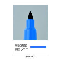 コクヨ リサーチラボペン(耐アルコール性タイプ)青 PM-R100B 1セット(1本×10)