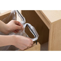 アイリスオーヤマ 引き出し分別ダストワゴン ナチュラル/ブラック HDW-350 1台