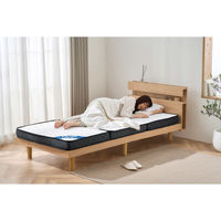 アイリスオーヤマ 三つ折りミニポケットコイルマットレス 11cm ホワイト PMTS11S-3S 1枚（直送品）