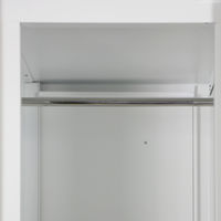 スマイル 木目調スチールロッカー 4連2段8人用 シリンダー錠 ライトブラウン/ホワイト 幅900×奥行515×高さ1790mm 1台（取寄品）