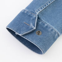 コーコス信岡 ストレッチシルキーデニムジャケット ライトインディゴ XS D-2900 1着（直送品）