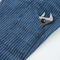 コーコス信岡 ストレッチウォバッシュオーバーオール インディゴ 3XL D-699 1着（直送品）