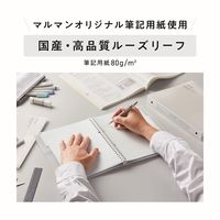 マルマン B5 バインダー クリーントーン ワイド ライトブルー F312-52 1冊