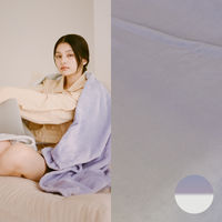 nishikawa　西川　バイカラー毛布　hauu　もちもちブランケット　ニューマイヤー　洗える　寝具　インテリア　NEWブランド　ラベンダー