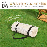 武田コーポレーション ピクニックラグ フリンジ PL24-170BE 1箱(8個入)（直送品）