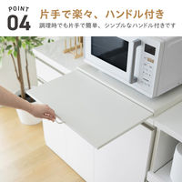 武田コーポレーション スライド式 レンジ下トレー LN-H-SAT55WH 1箱(3個入)（直送品）