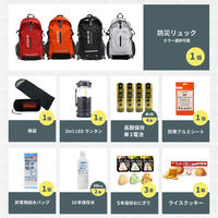 防災セット 1人用 ホワイト EVERSAFEリュック 防災リュック 寝袋付き 機能性抜群 超軽量 警戒レベル3（直送品）