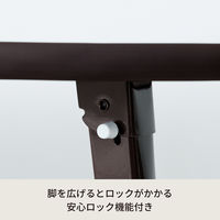 永井興産 NK-90 ハウステーブル  BR 幅900×奥行600×高さ295mm ブラウン NK-90BR 1台（直送品）