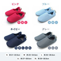 オクムラ スルフィットM（23～24.5cm） BL BAAA24903BL 1足 ルームシューズ 介護従事者用 医療用（直送品）