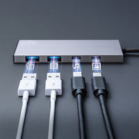 サンワサプライ USB 10Gbps Type-C ハブ(4ポート) USB-10TC14SV 1個