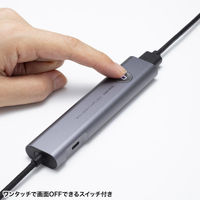 サンワサプライ HDMIポート付 USB Type-Cハブ USB-5TCHP18GM 1個