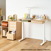 【軒先渡し】コイズミファニテック Fit-in Desk キャビネットシェルフ ウォルナット×ブラック FDB-711WTBK 1台（直送品）
