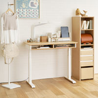 【軒先渡し】コイズミファニテック Fit-in Desk キャビネットシェルフ ナチュラル×ホワイト FDB-810MOWH 1台（直送品）