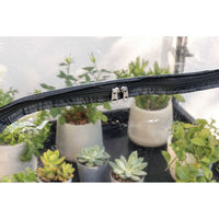 タカショー ダブルジップ温室 4段 GRH-D03 1台（直送品）