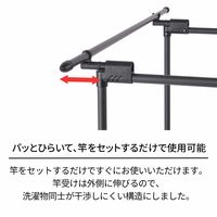 天馬 PORISH折りたたみ多機能物干し PSBK-09 1セット（3個）