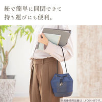 クツワ バケットストリングポーチ トープグレー LF004GY 1セット(2個)（直送品）