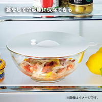 イシガキ 耐熱ガラス ボウル シリコン蓋 ザル 3点セット 21cm 2.5L 4256 1セット(3点×3個)