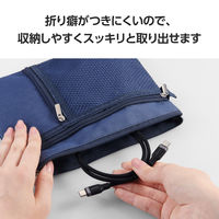 タイプCケーブル （USB-C to C） 50cm PD 100W シリコン 黒 MPA-CCECSS05BK エレコム 1個