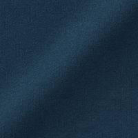 【メンズ】無印良品 紳士 あったか綿 ウールクルーネック長袖Tシャツ 紳士L ネイビー 良品計画