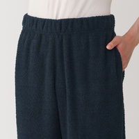 【メンズ】無印良品 紳士 なめらかニットフリース 長袖ルームウェアセット 紳士S ネイビー 良品計画