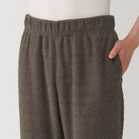 【メンズ】無印良品 紳士 なめらかニットフリース 長袖ルームウェアセット 紳士L モカブラウン 良品計画