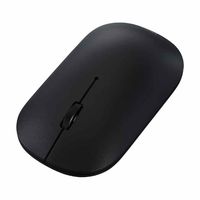 ナカバヤシ 無線静音 3ボタン BlueLEDマウス ブラック MUS-RKT230BK 1個