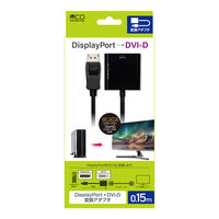 ナカバヤシ DisplayPort-DVI 変換アダプタ DP-DVA1/BK 1本