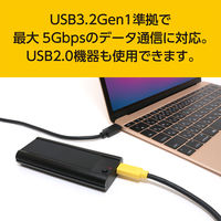 ナカバヤシ Type-C 映像出力/PD給電ケーブル 1.2m USB-CCD12/BK 1本