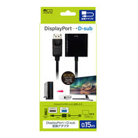 ナカバヤシ DisplayPort-D-SUB 変換アダプタ DP-DSA1/BK 1本
