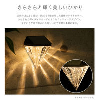 武田コーポレーション ウォールダイヤモンドカットソーラーライト KBDSL-01 1箱(12個入)（直送品）