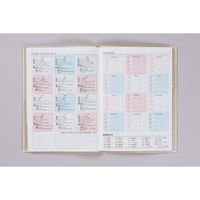 高橋書店 【2025年版】T'ファミリー手帳3 B6 月間+見開き2週間 月曜始まり リュクスクリーム 446 1冊（直送品）