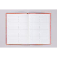 高橋書店 【2025年版】デスクダイアリーカジュアル4 A5 片側1週間+ノート 月曜始まり オレンジ 434 1冊（直送品）