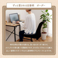 イケヒコ・コーポレーション クッション 円座 穴あき 日本製 オーガニックコットン 綿100%『フロー』 1210880190401 1枚（直送品）