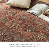イケヒコ アルスラーン ウィルトンカーペット デザインラグ クラシック柄 2400×3300mm ワイン 1321700280901 1枚（直送品）