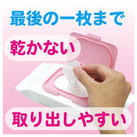 妖怪の私物 抗菌 ウェットシートのフタ ミニサイズ ネオンピンク 1セット（1個×2）ビタットジャパン