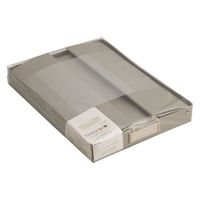 Roomy 折りたたみボックス 浅型 収納ケース 収納ボックス タオル収納 小物収納 コンパクト フタ付 A4 ピンク A795-12 1個