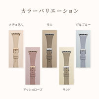 オウルテック Apple Watch(38/40/41mm)レザーバンド アッシュローズ OWL-MINAWBS02-AR 1個（直送品）