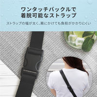 オウルテック IPX8取得 防水サコッシュ アクア×ライトグレー OWL-WPBAG09-AQLG 1個