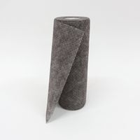 RAKUSOJI シートたわし ロール30カット 洗って繰り返し使える 水アカ・油汚れに 研磨剤不使用 グレー 1個 東和産業