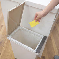 キッチンスポンジ 毎日とりかえクリーナー クエン酸+泡タイプ 水アカに 使い捨て イエロー 1パック（30個入）東和産業