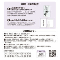 ササガワ 新金封 ひだ折 仏用 双銀黒七本 短冊 27-5135 1枚