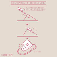 トップランド 洗えるフットウォーマー コードレス 充電式 グレー SW-FW10GR 1個